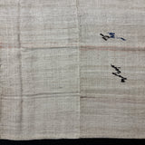 10’6 x 12’2  Vintage Organic Hemp Rug Off White Flatweave Rug 5637