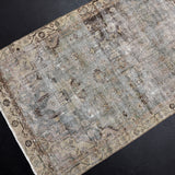 3’2 x 12’9 Classic Vintage Runner Green + Beige 5492