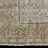 9’6 x 13’ Classic Vintage Rug Muted Beige, Sea Green & Denim 5632