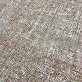 9’4 x 13’ Classic Vintage Rug Muted Beige and Rose Pedal  5430
