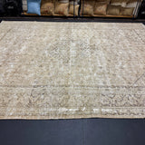 9’6 x 12’6 Classic Vintage Rug Muted Gray-Beige, Sage & Blue 5438