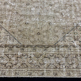 9’6 x 12’6 Classic Vintage Rug Muted Gray-Beige, Sage & Blue 5438
