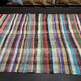 5’6 x 17’ Organic Hemp and Goat Hair Kilim Multi Colored 5625
