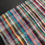 5’6 x 17’ Organic Hemp and Goat Hair Kilim Multi Colored 5625