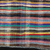 5’6 x 17’ Organic Hemp and Goat Hair Kilim Multi Colored 5625