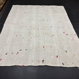 6’8 x 8’1’ Organic Hemp Flatweave Kilim 5640