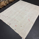 6’8 x 8’1’ Organic Hemp Flatweave Kilim 5640