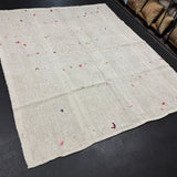 6’8 x 8’1’ Organic Hemp Flatweave Kilim 5640
