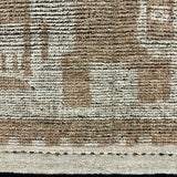 10’5 x 14’2 Moroccan Rug Pure Soft Organic Wool Natural Warm Copper-Beige and Gray-Beige MK4291