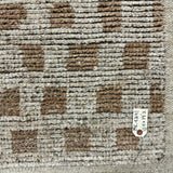 10’5 x 14’2 Moroccan Rug Pure Soft Organic Wool Natural Warm Copper-Beige and Gray-Beige MK4291