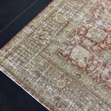 11’4 x 14’3 Classic Vintage Rug Muted Rust, Taupe, Clay Green & Gray 5718