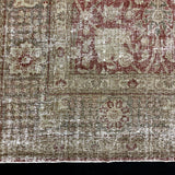 11’4 x 14’3 Classic Vintage Rug Muted Rust, Taupe, Clay Green & Gray 5718