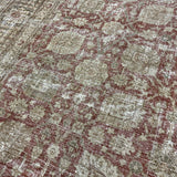 11’4 x 14’3 Classic Vintage Rug Muted Rust, Taupe, Clay Green & Gray 5718