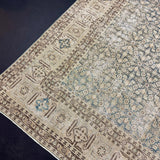 8’1 x 11’5 Classic Vintage Rug Muted Blue, Beige & Brown 5719