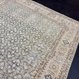 8’1 x 11’5 Classic Vintage Rug Muted Blue, Beige & Brown 5719