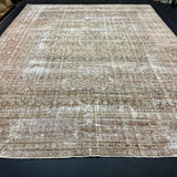 11’ x 14’ Classic Antique Rug Green, Beige, Brown, Rust 5730