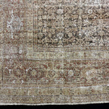 11’ x 14’ Classic Antique Rug Green, Beige, Brown, Rust 5730