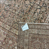 11’ x 14’ Classic Antique Rug Green, Beige, Brown, Rust 5730