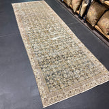 3’3 x 9’10 Classic Vintage Runner Muted Turquoise, Sand & Brown 5702