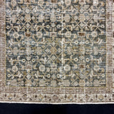 3’3 x 9’10 Classic Vintage Runner Muted Turquoise, Sand & Brown 5702