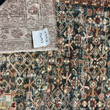 3’4 x 13’3 Classic Antique Runner Muted Midnight Blue, Rust & Bone 5694