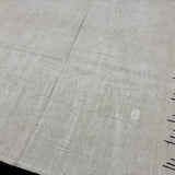 7’2 x 9’4 Vintage Organic Hemp Flatweave Off White 5644