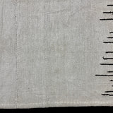 7’2 x 9’4 Vintage Organic Hemp Flatweave Off White 5644