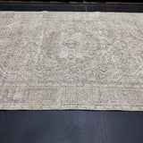 6’4 x 9’ Classic Vintage Rug Muted Taupe and Gray 5663