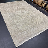 6’4 x 9’ Classic Vintage Rug Muted Taupe and Gray 5663