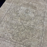 6’4 x 9’ Classic Vintage Rug Muted Taupe and Gray 5663