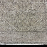 6’4 x 9’ Classic Vintage Rug Muted Taupe and Gray 5663