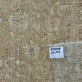 6’6 x 9’3 Classic Vintage Rug Muted Light Beige + Green 5661