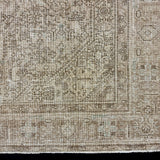 6’4 x 9’2 Classic Vintage Rug Muted Light Taupe, Beige + Sage 5659