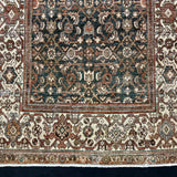 3’4 x 13’1 Classic Antique Runner Muted Blue-Black, Copper & Bone 5504