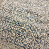 8’9 x 11’11 Classic Vintage Rug Muted Ivory, Denim Blue & Beige 5731