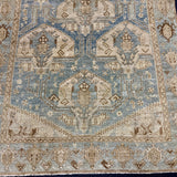 4’2 x 5’3 Classic Vintage Rug Muted Denim Blue & Beige 5732