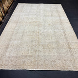 7’ x 10’8 Classic Vintage Oushak Rug Beige, Gray & Brown *Read Description R102