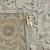 6’9 x 10’2 Classic Vintage Oushak Rug Beige, Gray & Charcoal *Read Description R103