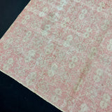 7’3 x 9’10 Classic Vintage Oushak Rug Muted Red & Beige *Read Description R105