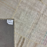 8’10 x 12’2 MCM Vintage Organic Hemp Rug Off White Flatweave Kilim 4322