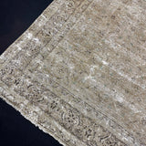 9’6 x 12’4 Classic Vintage Rug Muted Gray-Beige + Sea Blue 5634