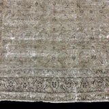 9’6 x 12’4 Classic Vintage Rug Muted Gray-Beige + Sea Blue 5634