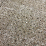 9’6 x 12’4 Classic Vintage Rug Muted Gray-Beige + Sea Blue 5634