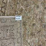 9’6 x 12’4 Classic Vintage Rug Muted Gray-Beige + Sea Blue 5634