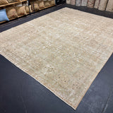 Hold for TI*9’10 x 13’1 Classic Vintage Rug Muted Beige, Turquoise + Sea Green 5461