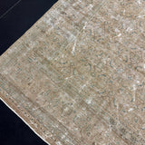 Hold for TI*9’10 x 13’1 Classic Vintage Rug Muted Beige, Turquoise + Sea Green 5461