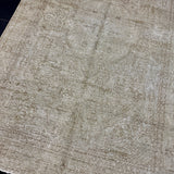 6’2 x 9’2 Classic Vintage Rug Muted Sage-Gray and Brown 5655 Linda's Barn