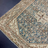 4’10 x 6’2 Classic Antique Rug Denim, Gray-Beige & Brown 5736