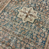 4’10 x 6’2 Classic Antique Rug Denim, Gray-Beige & Brown 5736