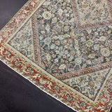 4’2 x 6’6 Classic Vintage Rug Muted Black, Rust, Sage & Bone 5744